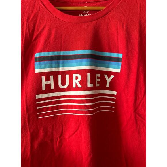 Men’s Size L Red Hurley Shirt - Picture 2 of 6